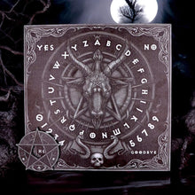 Load image into Gallery viewer, Baphomet Spirit Board | Gothic Occult Wood Ouija Board 38.5cm