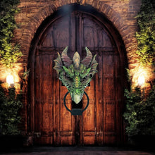 Load image into Gallery viewer, Dragon Door Knocker - Gothic Fantasy Resin Ornament for Home Decor