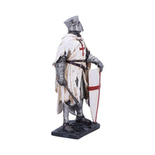 Load image into Gallery viewer, Templar Knight Figurine Medieval Sculpture with Shield and Axe Historical Statue Decor