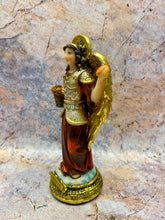 Load image into Gallery viewer, Archangel Barachiel Resin Figurine, 15cm – Blessings & Prosperity Angel Statue, Spiritual Guardian Decor, Elegant Religious Art