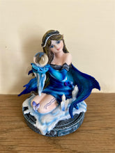 Load image into Gallery viewer, Enchanting Aquarius Zodiac Fairy Figurine – Mystical Resin Fairy with Crystal Ball, Astrological Birth Sign Ornament, Magical Home Decor-OsirisTradingUK