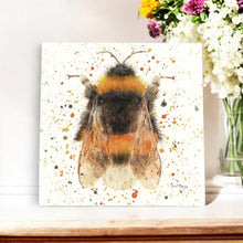 Load image into Gallery viewer, BEE AMAZING Ceramic Art Tile by Bree Merryn | 20x20 cm Wall Decor | Ready to Hang | Collectible Home Decor | Unique Gift Idea
