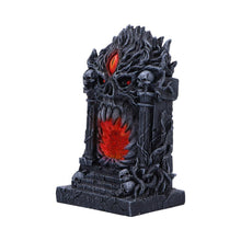 Laden Sie das Bild in den Galerie-Viewer, Gothic LED Skull Doorway to Underworld Figurine Gates of Hell Halloween Art