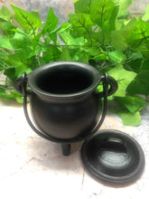 Load image into Gallery viewer, Cast Iron Cauldron Incense Burner Pagan Wiccan Altar Ornament-OsirisTradingUK