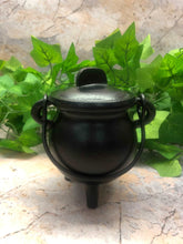 Load image into Gallery viewer, Cast Iron Cauldron Incense Burner Pagan Wiccan Altar Ornament-OsirisTradingUK