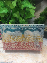 Charger l'image dans la galerie, Soapstone Multicoloured Tree of Life Box Altar Decoration Home Ornament-OsirisTradingUK