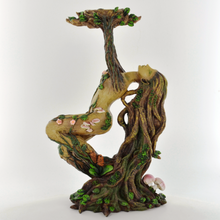 Laden Sie das Bild in den Galerie-Viewer, Gaia Candle Holder Mother Earth Nature Tealight Holder Wicca Pagan Decor-OsirisTradingUK