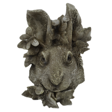 Laden Sie das Bild in den Galerie-Viewer, Hare Wall Plaque Garden Ornament Rabbit Wiccan Pagan Decor Sculpture-OsirisTradingUK