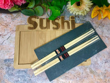 Charger l'image dans la galerie, Sushi Set Tray in with Bamboo Chopsticks Gift Box-OsirisTradingUK