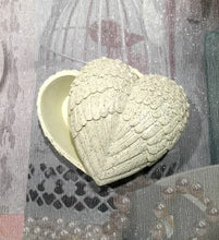 Load image into Gallery viewer, Beautiful Angel Wings Heart Shaped Box Keepsake Special Gift New Age-OsirisTradingUK