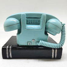 Load image into Gallery viewer, Retro Telephone Book Ends Vintage Style Phone Bookends Shelves Tidier-OsirisTradingUK