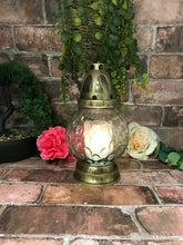 Load image into Gallery viewer, Round Candle Holder Design Religious Grave Garden Decoration Memorial Ornament