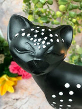 Load image into Gallery viewer, Abstract Black Cat Sculpture Decoration Figurine Ideal Gift for Cats Lovers