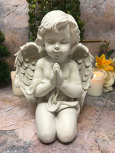Load image into Gallery viewer, Guardian Angel Figurine Praying Cherub Statue Ornament Sculpture Statue Figure