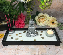 Charger l'image dans la galerie, Buddha Candle Holder Ornament Incense Burner Feng Shui Statue Oriental-OsirisTradingUK