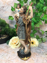 Charger l'image dans la galerie, Statue of Saint Christopher and Baby Jesus Religious Figure Home Decor Sculpture-OsirisTradingUK