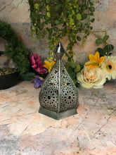 Load image into Gallery viewer, Moroccan Style Iron Lanterns LED Tea Light Holders Ornaments-OsirisTradingUK