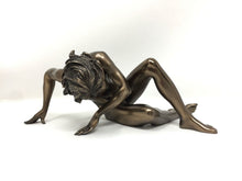 Load image into Gallery viewer, Bronze Effect Nude Female Sculpture Naked Woman Pose Figurine Statue Figure