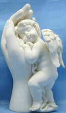 Load image into Gallery viewer, Beautiful Baby Resting in Hand Angel Cherub Ornament Mothers Grandma Present