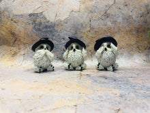 Load image into Gallery viewer, Three Wise Owls Witches Whimsical Figurines Wicca Pagan Gift Idea Witch Fantasy-OsirisTradingUK
