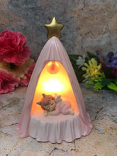 Load image into Gallery viewer, Peaceful Angel Baby Girl Sleeping Sculpture Figurine Fantasy LED Light-OsirisTradingUK