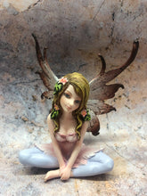 Load image into Gallery viewer, Pink Flower Fairy Figurine Mythical Statue Fantasy Ornament Fairies Collection
