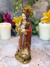 Laden Sie das Bild in den Galerie-Viewer, Statue der Heiligen Barbara, katholische Skulptur, religiöses Ornament, heilige große Märtyrerin