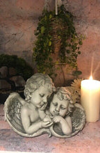 Load image into Gallery viewer, Guardian Angel Figurine Pair of Cherubs Grave Ornament Statue Ornament Sculpture-Collectables:Fantasy, Myth & Magic:Mythical Creatures:Angels-OsirisTradingUK