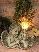 Load image into Gallery viewer, Guardian Angel Figurine Pair of Cherubs Grave Ornament Statue Ornament Sculpture-Collectables:Fantasy, Myth & Magic:Mythical Creatures:Angels-OsirisTradingUK