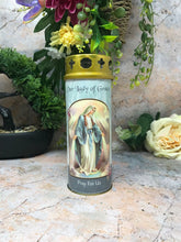 Laden Sie das Bild in den Galerie-Viewer, Our Lady of the Miraculous Grave Candle Windproof Cap Prayer Religious Graveside-OsirisTradingUK