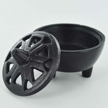 Load image into Gallery viewer, Incense Cone Burner Cauldron Style Pagan Altar Wiccan Supplies-OsirisTradingUK