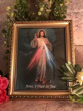 Load image into Gallery viewer, Laminated Framed Picture Divine Mercy Jesus Christianity Religious Decoration-OsirisTradingUK