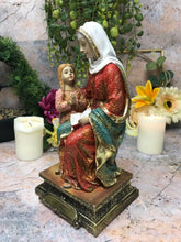 Laden Sie das Bild in den Galerie-Viewer, Heilige Anna Statue katholische Heilige Skulptur religiöse Santa Ana Ornament Figur