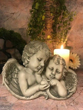 Load image into Gallery viewer, Guardian Angel Figurine Pair of Cherubs Grave Ornament Statue Ornament Sculpture-Collectables:Fantasy, Myth & Magic:Mythical Creatures:Angels-OsirisTradingUK