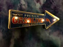 Load image into Gallery viewer, Vintage Metal 3D LED Logo Sign Garage Car Man Cave Wall Plaque-OsirisTradingUK