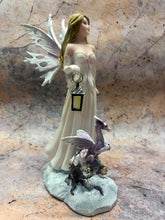 Load image into Gallery viewer, Night Messenger Fairy and Dragon Companion Sculpture Statue Mythical Creatures-OsirisTradingUK