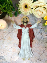 Laden Sie das Bild in den Galerie-Viewer, Risen Jesus Christ Resin Plaque Religious Wall Ornament Easter-OsirisTradingUK