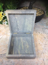 Load image into Gallery viewer, Soapstone Multicoloured Pentagram Goddess Pentagram Chakra Box Secret Altar-OsirisTradingUK