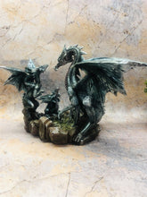Load image into Gallery viewer, MOTHER AND BABY DRAGON FIGURINE STATUE ORNAMENT SCULPTURE