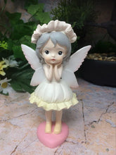 Load image into Gallery viewer, Adorable Angel Sculpture Fairies and Angels Collection Figurine Fantasy Yellow…-OsirisTradingUK