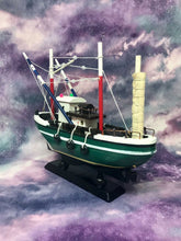 Load image into Gallery viewer, Nautical Boat Home Decoration Bathroom Ornament Fishing Trawler Green