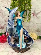 Load image into Gallery viewer, Large Fairy and Dragon Companion Sculpture Statue Mythical Creatures Figure Gift-OsirisTradingUK