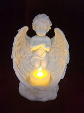 Load image into Gallery viewer, Guardian Angel Candle Holder Ornament Present Praying Cherub Statue Ornament-Collectables:Fantasy, Myth & Magic:Mythical Creatures:Angels-OsirisTradingUK