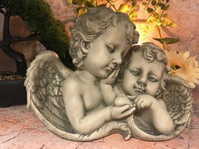 Load image into Gallery viewer, Guardian Angel Figurine Pair of Cherubs Grave Ornament Statue Ornament Sculpture-Collectables:Fantasy, Myth & Magic:Mythical Creatures:Angels-OsirisTradingUK