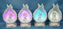 Load image into Gallery viewer, Set of Four LED Guardian Angel Figurine Cherub Statue Ornament Sculpture Gift