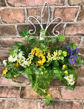 Load image into Gallery viewer, Artificial Flowers Hanging Basket Garden Decoration Outdoor Flower Arrangement