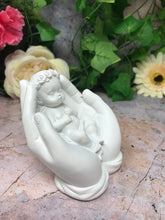 Load image into Gallery viewer, Beautiful Baby Resting in Hand Angel Cherub Ornament Mothers Grandma Gift-Home, Furniture & DIY:Home Décor:Sculptures & Figurines-OsirisTradingUK
