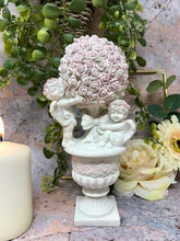 Load image into Gallery viewer, Guardian Angel Figurine Cherub with Flowers Statue Ornament Sculpture Gift