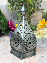 Load image into Gallery viewer, Moroccan Style Iron Lanterns LED Tea Light Holders Ornaments-OsirisTradingUK
