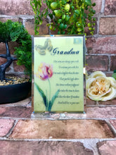 Laden Sie das Bild in den Galerie-Viewer, Grandma Beautiful Glass Poem Mirrored Plaque Thoughtful Gift-OsirisTradingUK